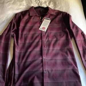 Lululemon button up wrinkle free, Masons Peak Flannel